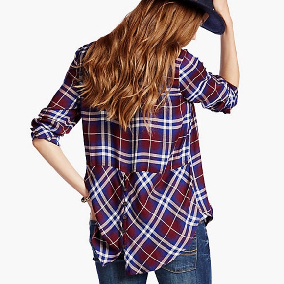 lucky brand bungalow plaid shirt